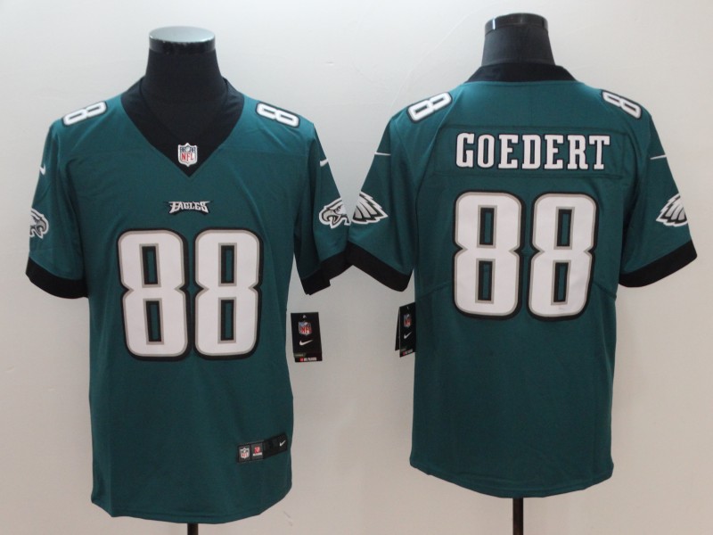 Men's Philadelphia Eagles Dallas Goedert #88 Midnight Green Jersey